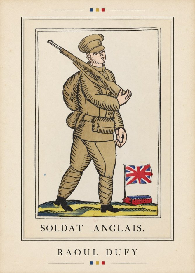 Raoul Dufy Soldat Anglais. No4 - Poster