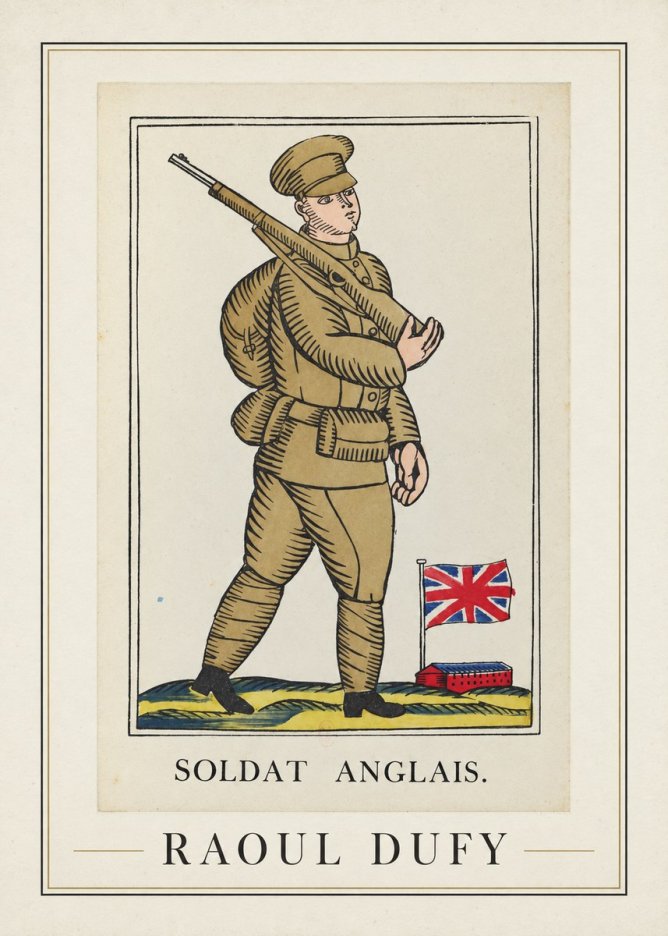 Raoul Dufy Soldat Anglais. No5 - Poster