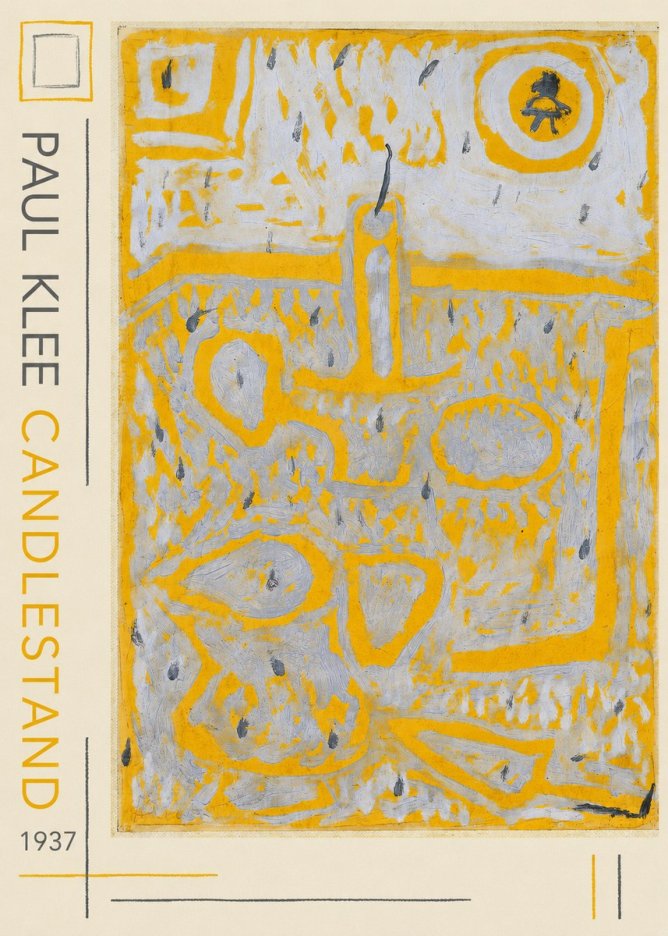 Paul Klee Candlestand No2 - Poster