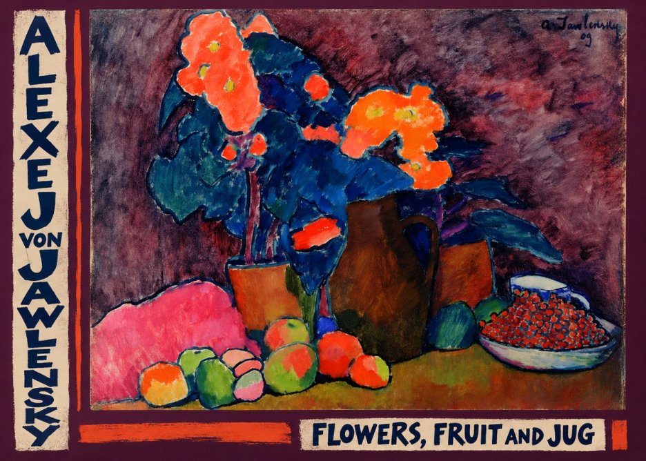 Alexej von Jawlensky Flowers, Fruit and Jug No2 - Poster