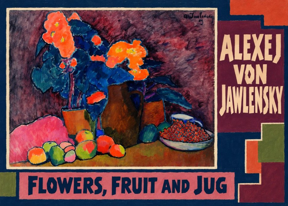 Alexej von Jawlensky Flowers, Fruit and Jug No3 - Poster