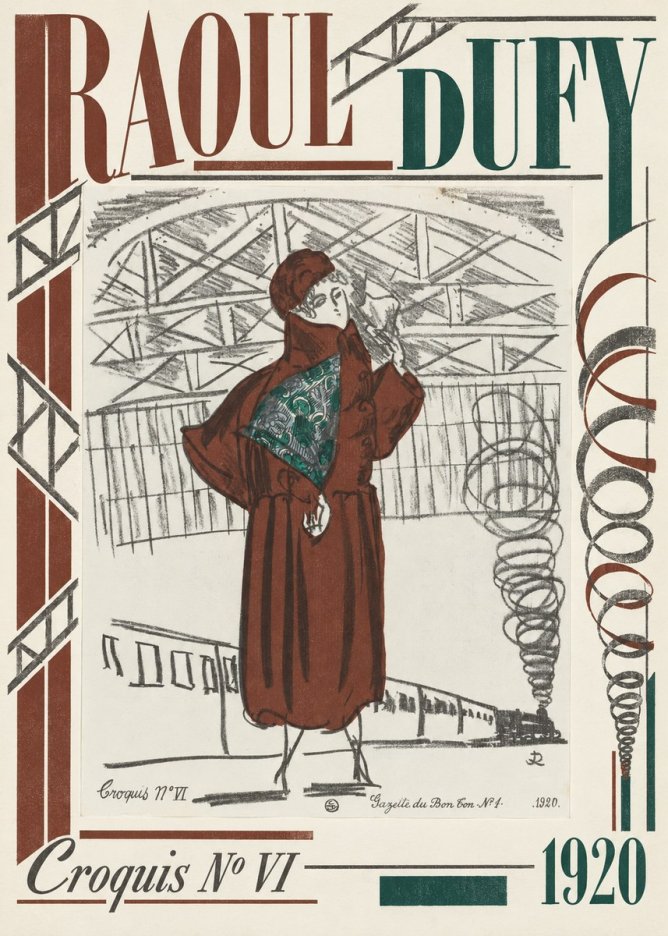 Raoul Dufy Croquis No Vi No6 - Poster