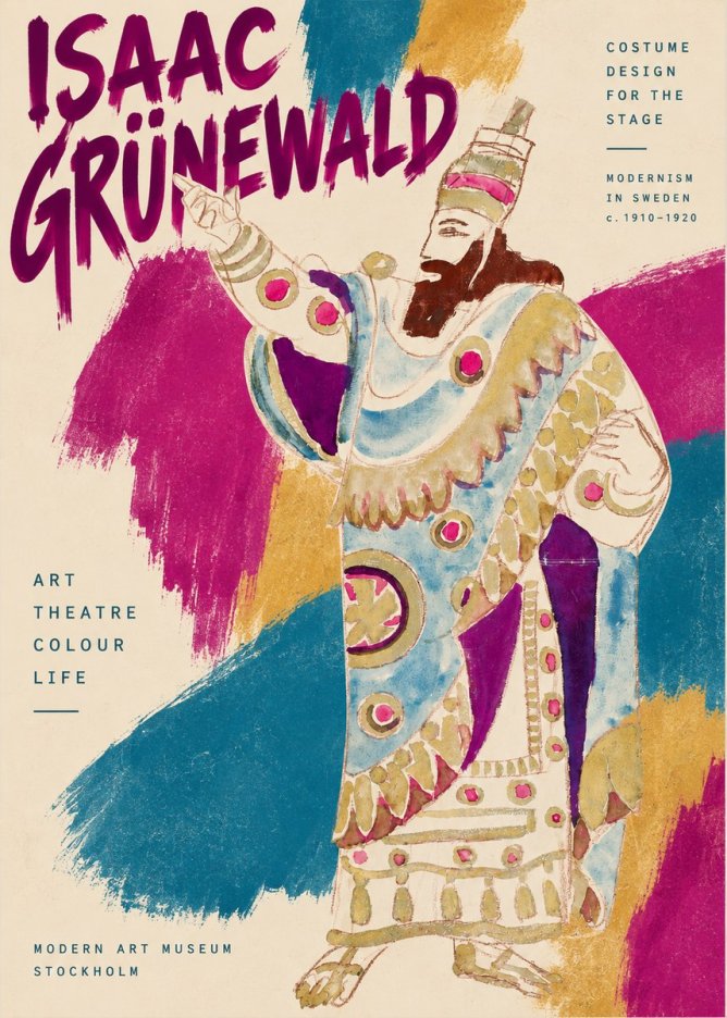 Isaac Grünewald The Theatre Lives No2 - Poster