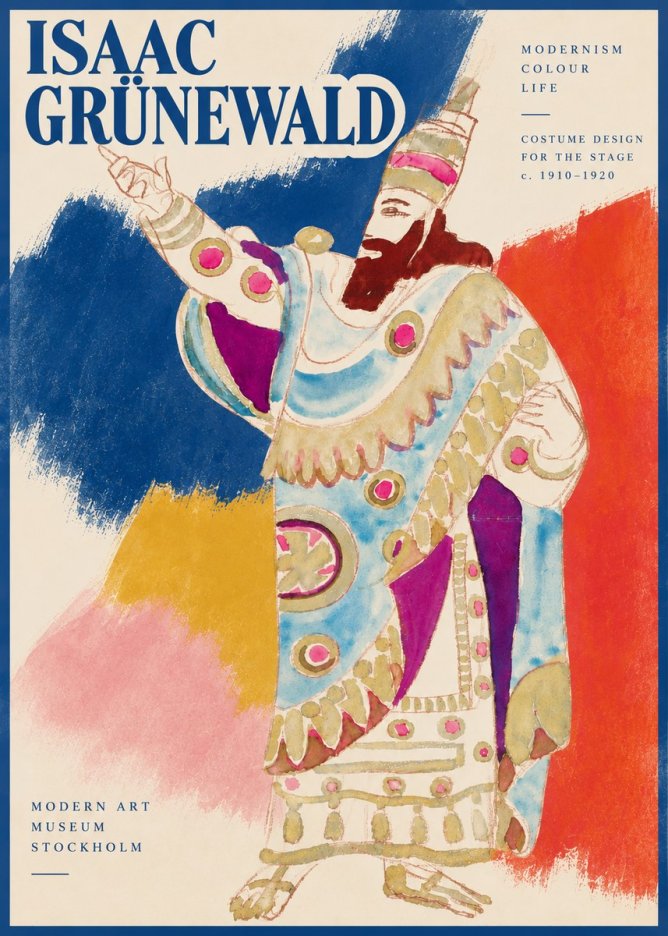 Isaac Grünewald The Theatre Lives No4 - Poster