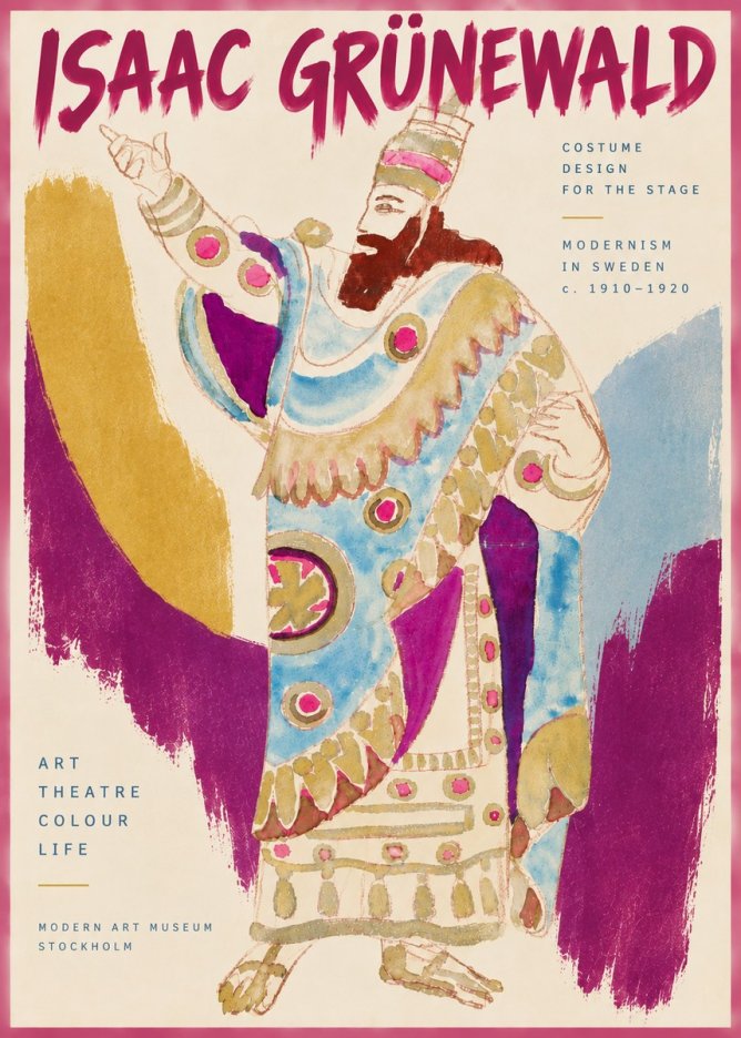 Isaac Grünewald The Theatre Lives No6 - Poster