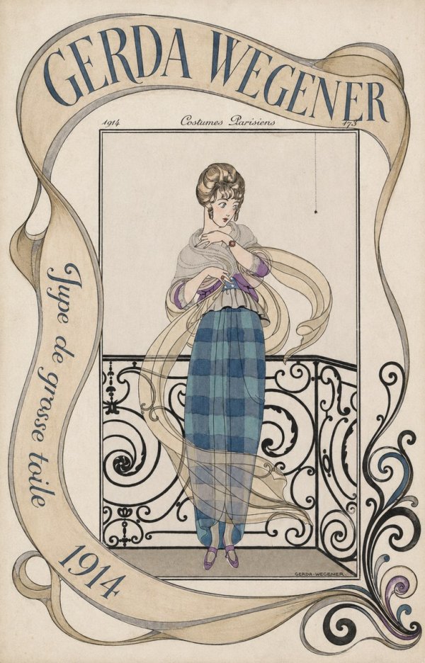 Gerda Wegener Jupe De Grosse Toile No5 - Poster