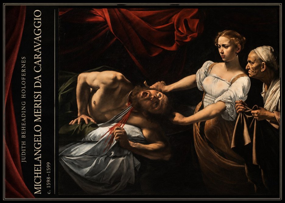 Michelangelo Merisi da Caravaggio Judith Beheading Holofernes II No3 - Poster