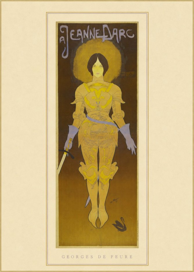 Georges de Feure À Jeanne D'arc No4 - Poster