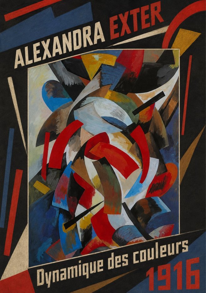 Alexandra Exter Dynamique Des Couleurs 1916 No5 - Poster
