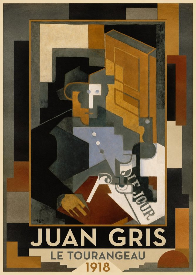 Juan Gris Le Tourangeau No1 - Poster