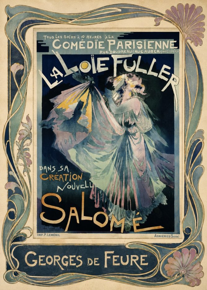 Georges de Feure La Loïe Fuller - Salomé I No1 - Poster
