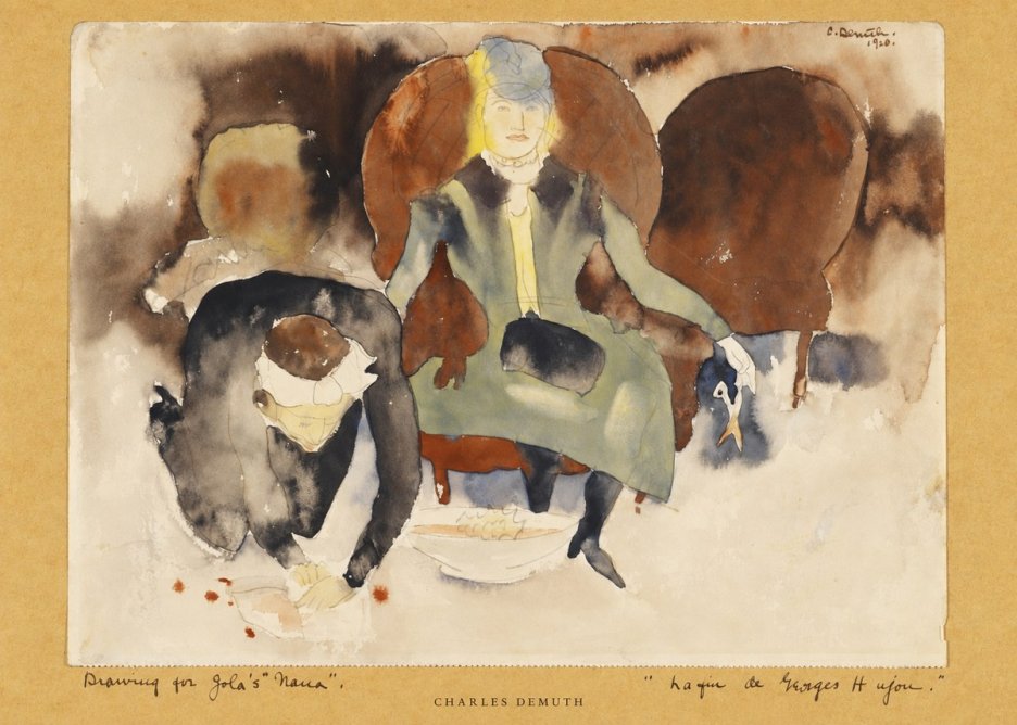 Charles Demuth Drawing for Zola's "Nana" No5 - Poster