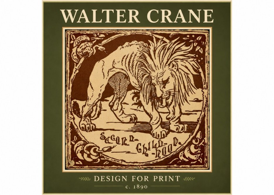 Walter Crane Sacred Childhood No2 - Poster