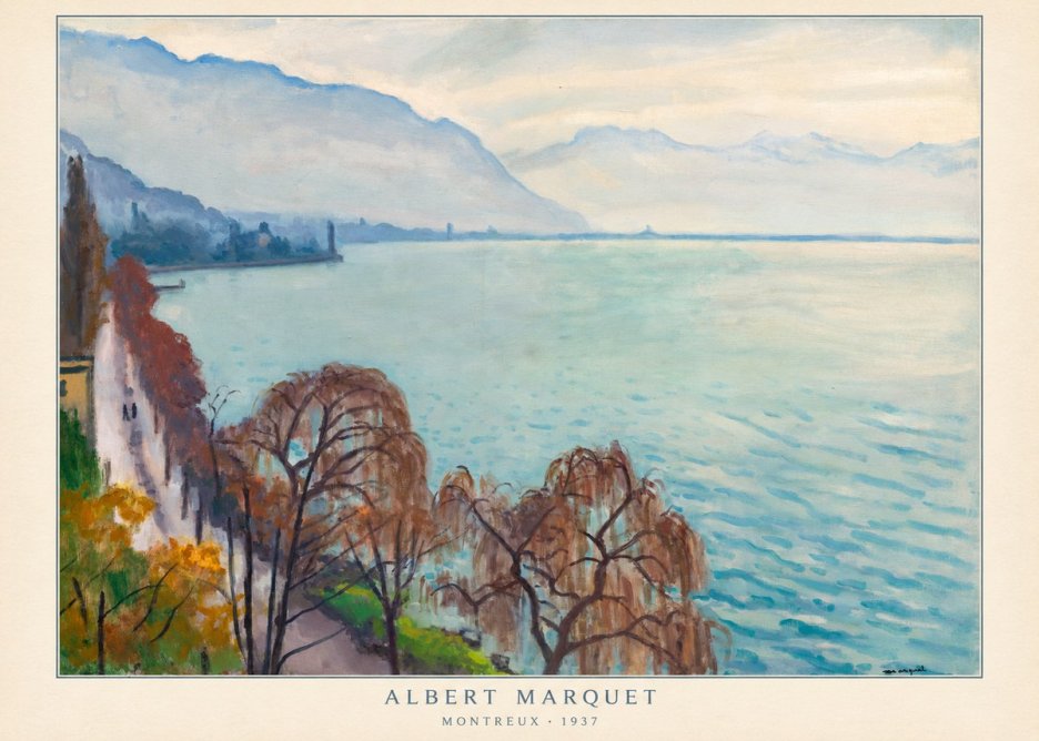 Albert Marquet Montreux No6 - Poster