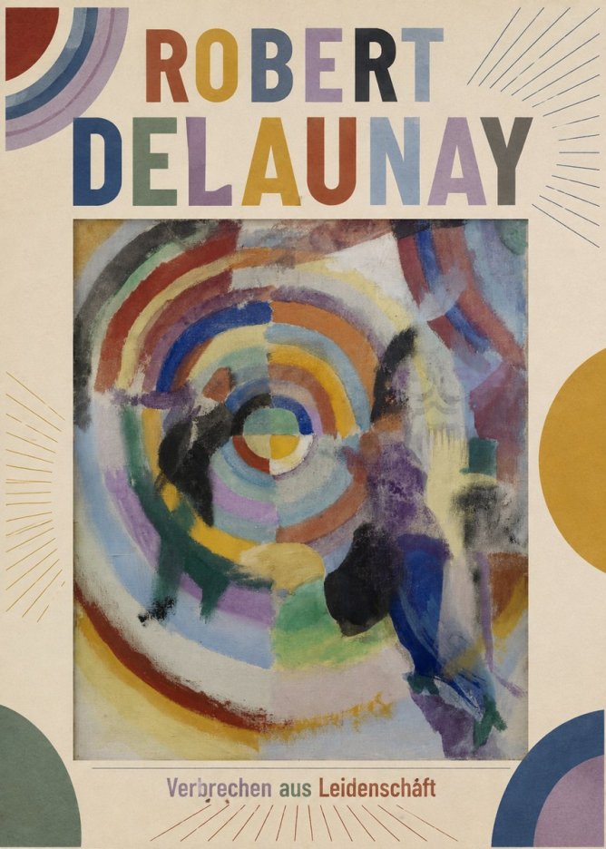 Robert Delaunay Verbrechen Aus Leidenschaft No5 - Poster