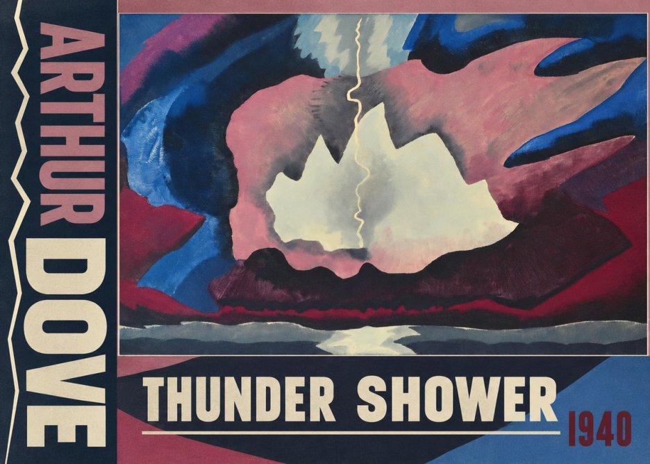 Arthur Dove Thunder Shower No3 - Poster