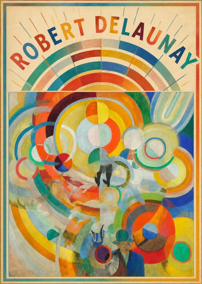 Robert Delaunay Robert Delaunay III No5 - Poster