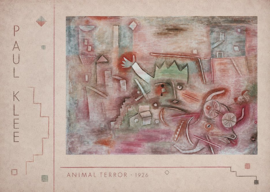 Paul Klee Animal Terror No2 - Poster
