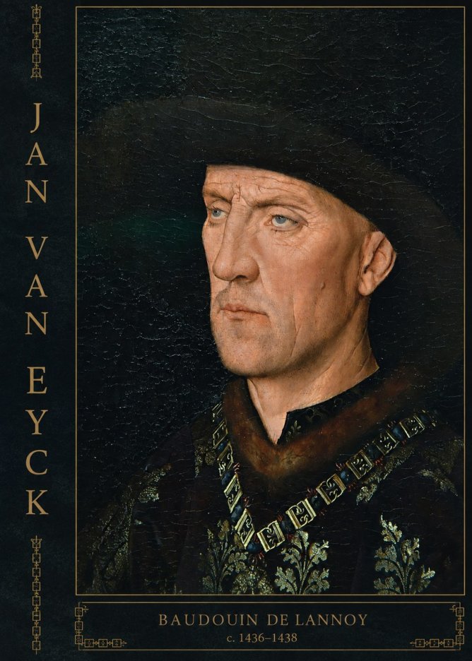 Jan van Eyck Baudouin De Lannoy No2 - Poster