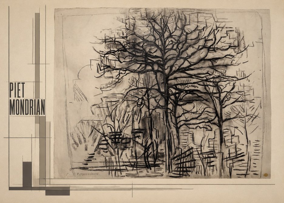 Piet Mondrian The Tree No2 - Poster