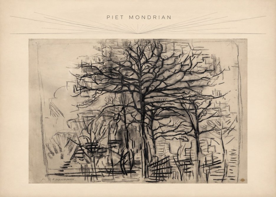 Piet Mondrian The Tree No3 - Poster