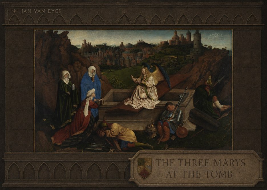 Jan van Eyck The Three Marys at the Tomb No3 - Poster