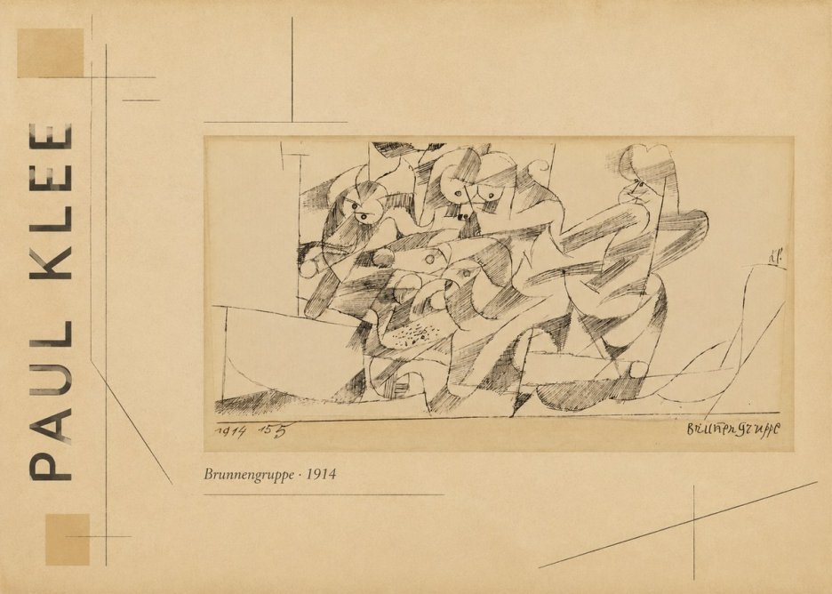 Paul Klee Brunnengruppe No3 - Poster