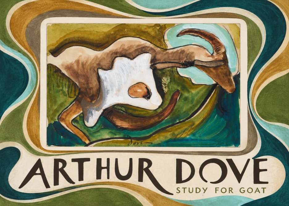 Arthur Dove Study for Goat No6 - Poster