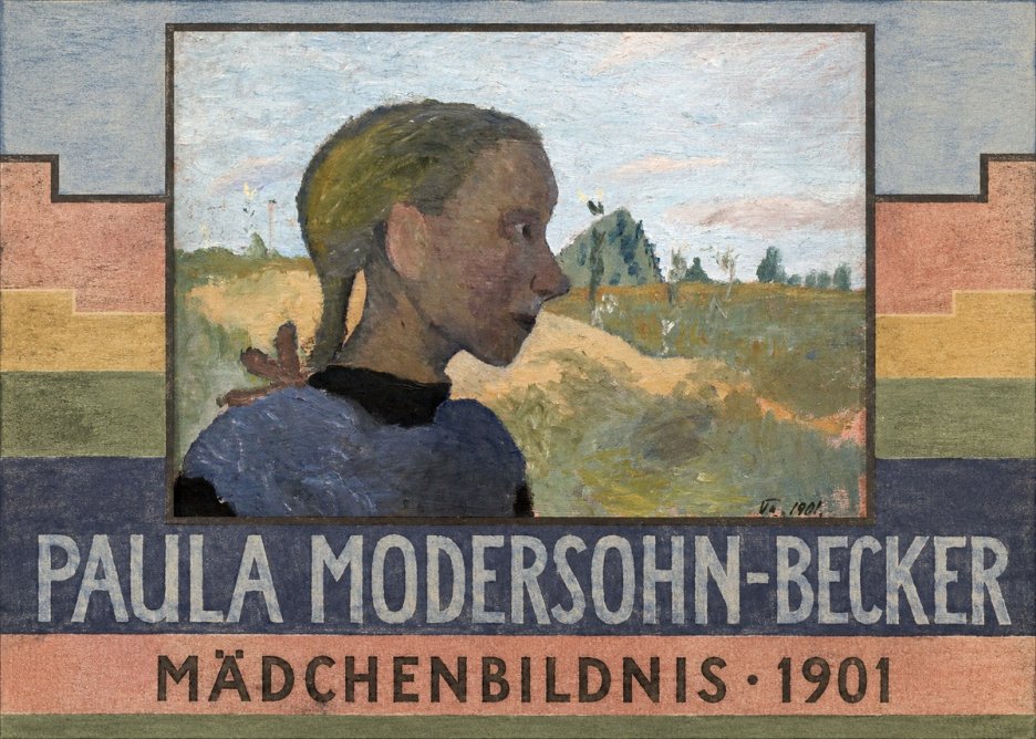 Paula Modersohn-Becker Mädchenbildnis · 1901 No6 - Poster