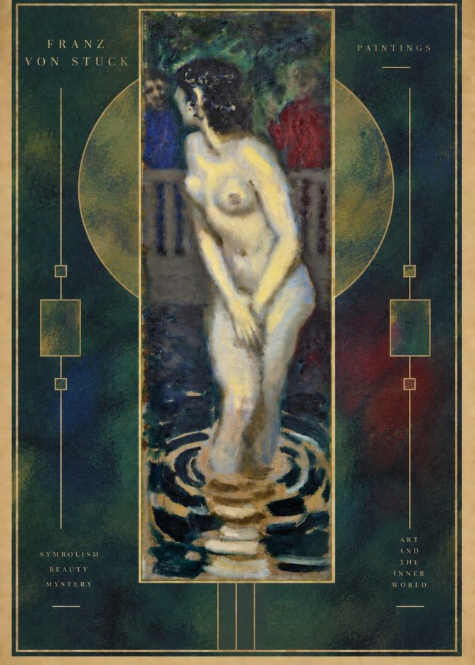 Franz von Stuck The Bather No6 - Poster