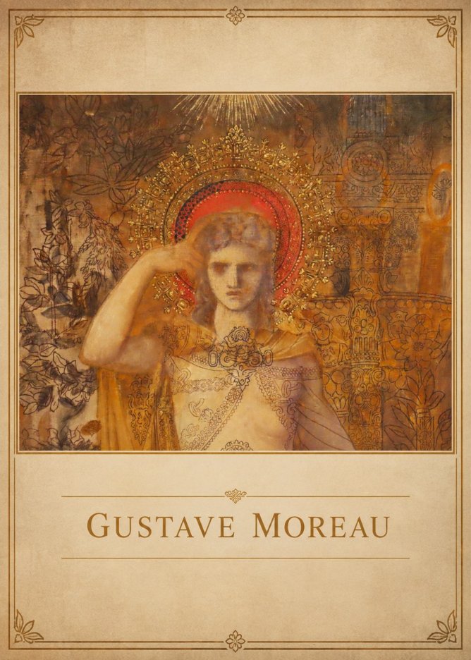 Gustave Moreau The Messenger No1 - Poster
