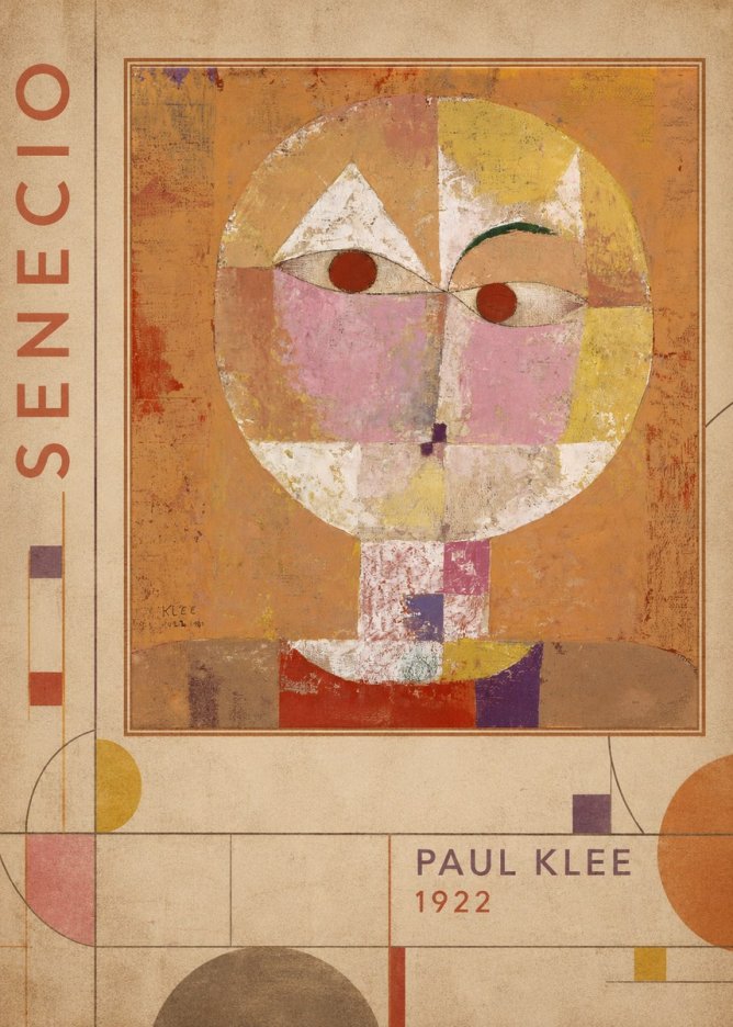 Paul Klee Senecio No2 - Poster