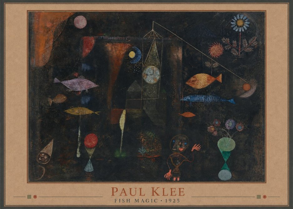 Paul Klee Fish Magic I No1 - Poster