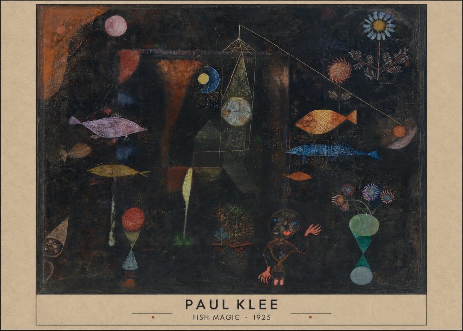 Paul Klee Fish Magic I No5 - Poster