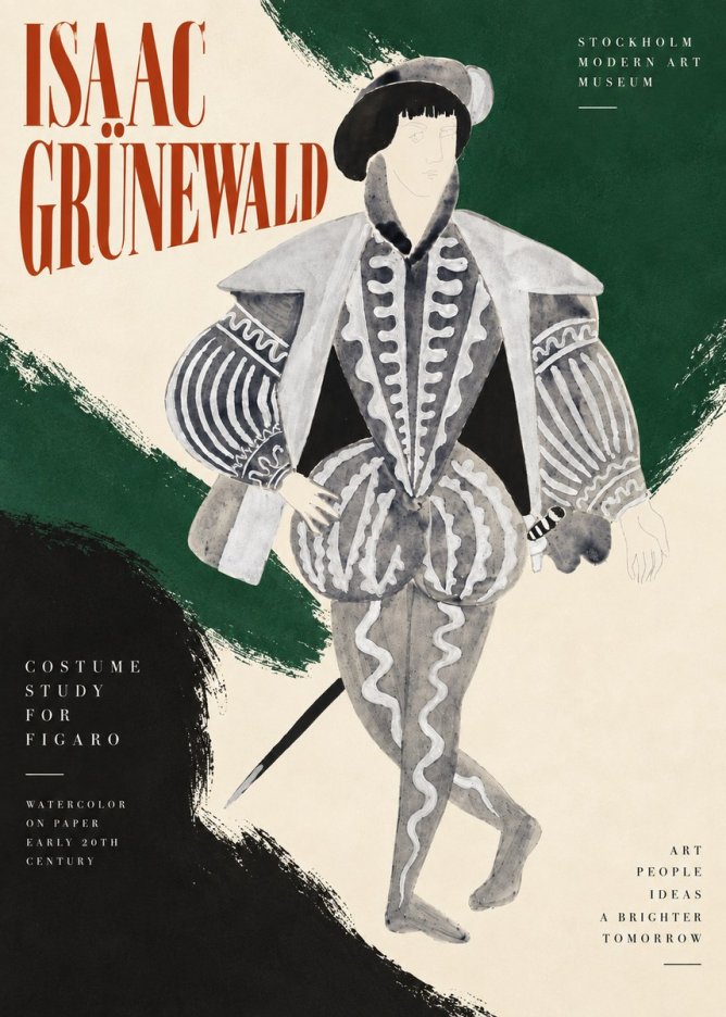 Isaac Grünewald Figaro II No5 - Poster