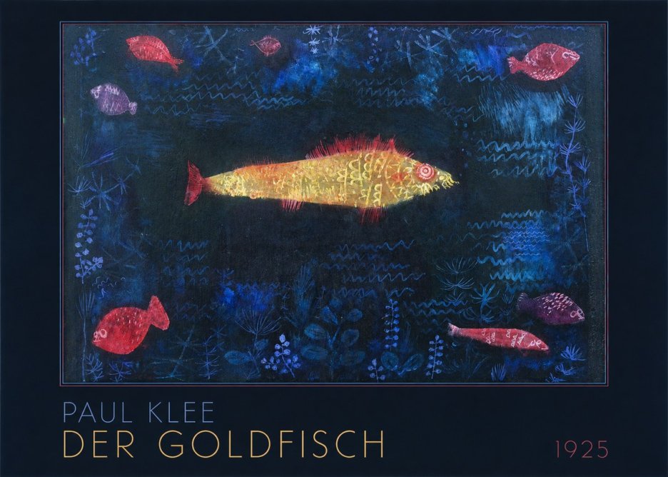 Paul Klee Der Goldfisch No3 - Poster