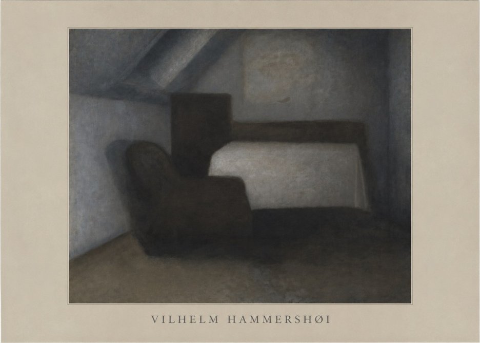 Vilhelm Hammershøi Interior, Strandgade 30 III No4 - Poster