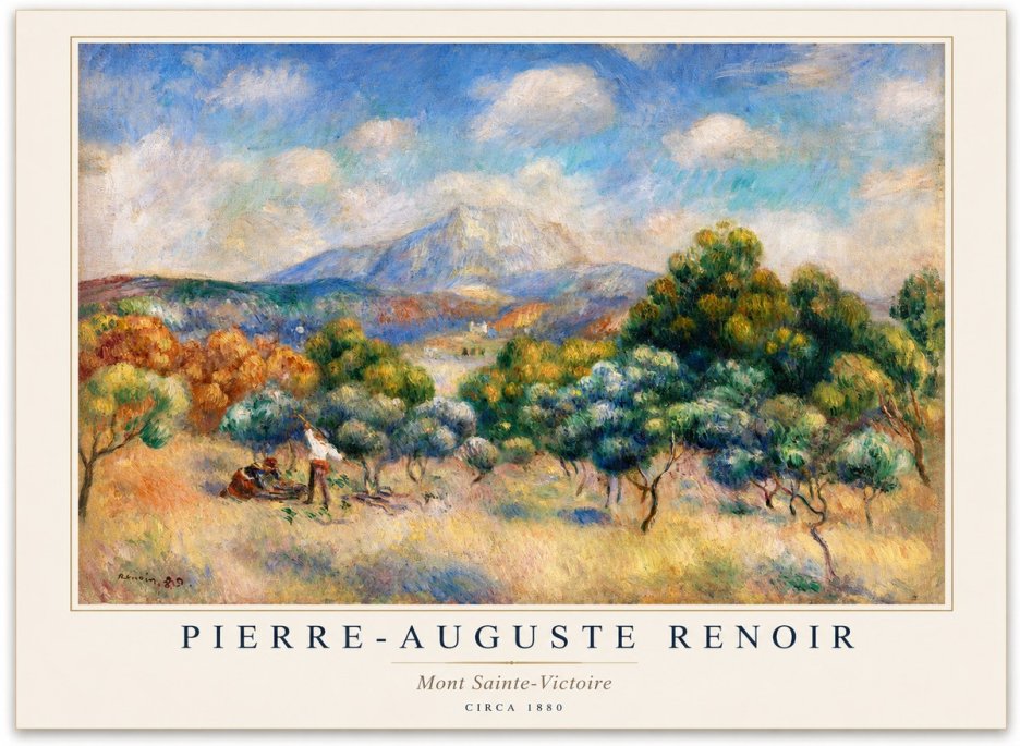 Renoir Landscape Near Cagnes I No2 - Poster