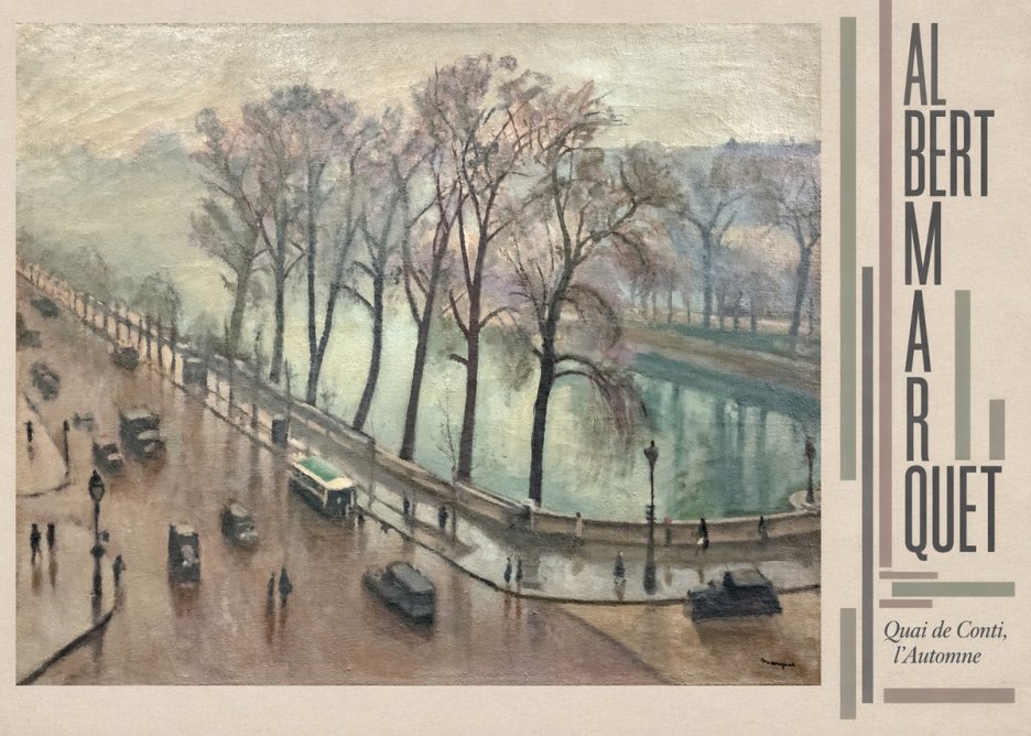 Albert Marquet Quai De Conti, L'automne No5 - Poster