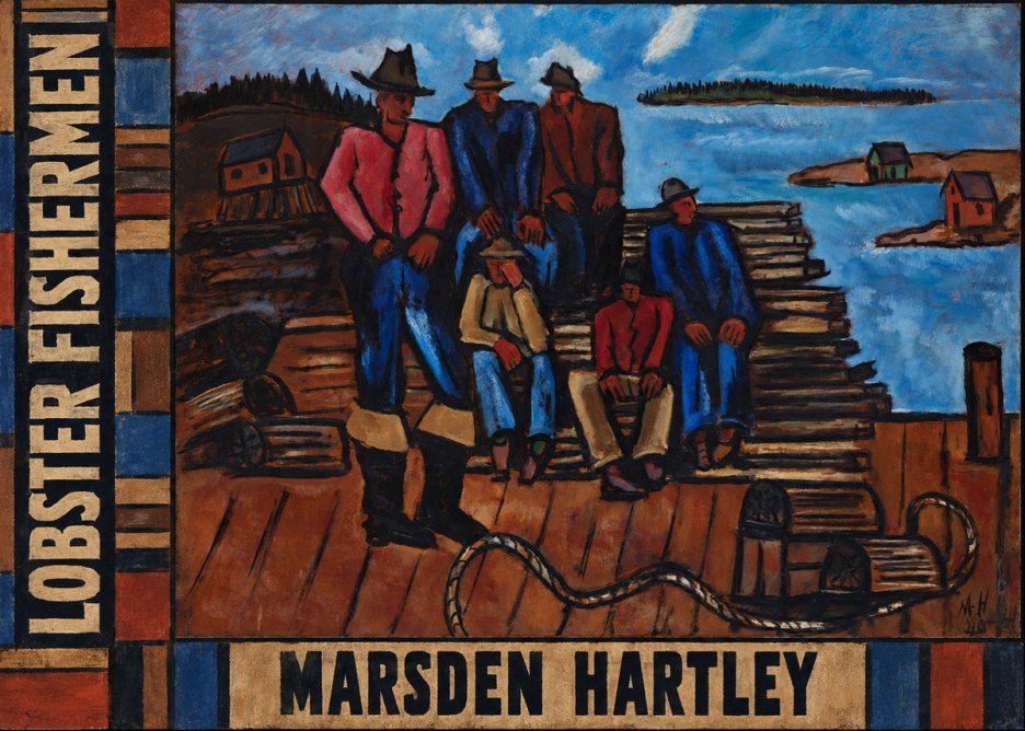 Marsden Hartley Lobster Fishermen II No4 - Poster