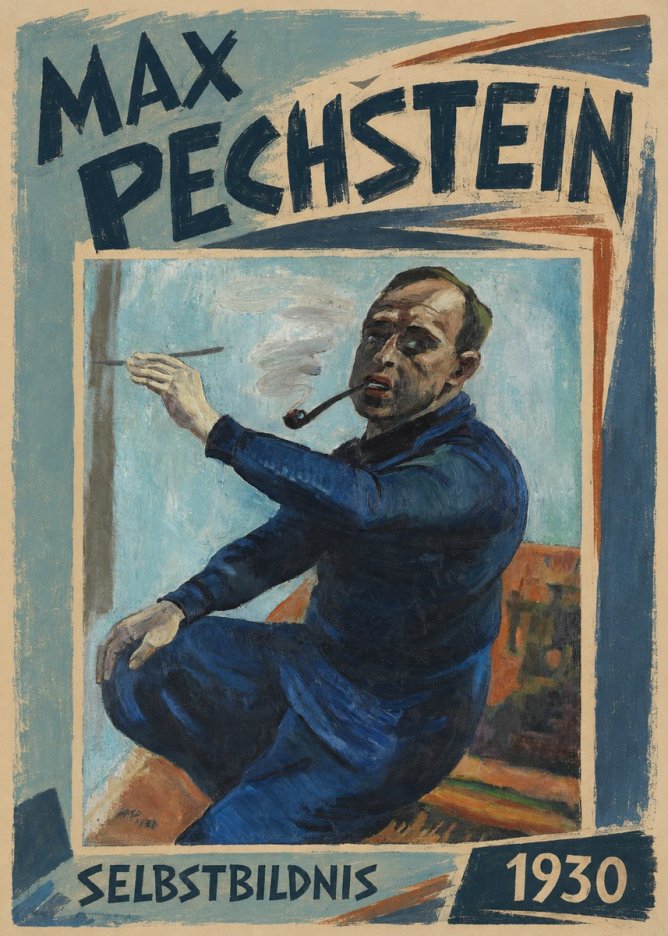 Max Pechstein Selbstbildnis No1 - Poster