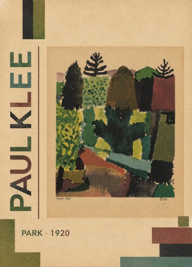 Paul Klee Park I No3 - Poster