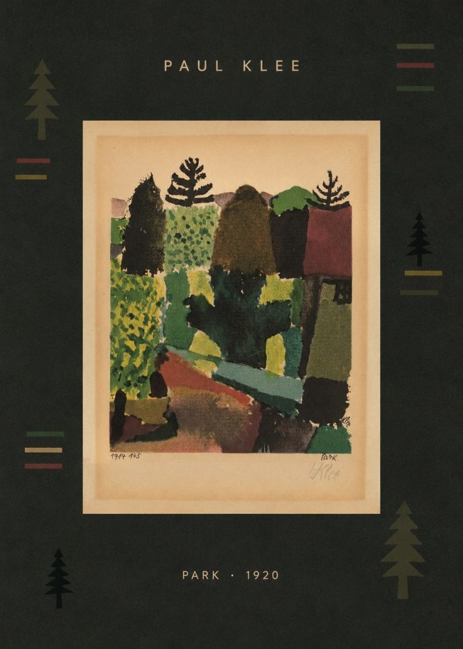 Paul Klee Park I No6 - Poster