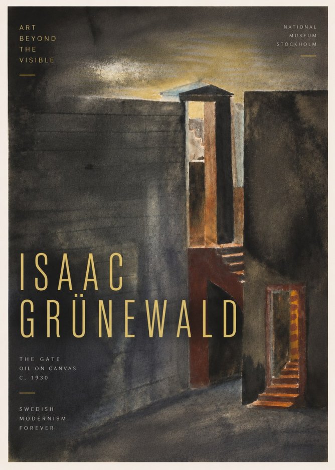 Isaac Grünewald Architectural Fantasy No6 - Poster