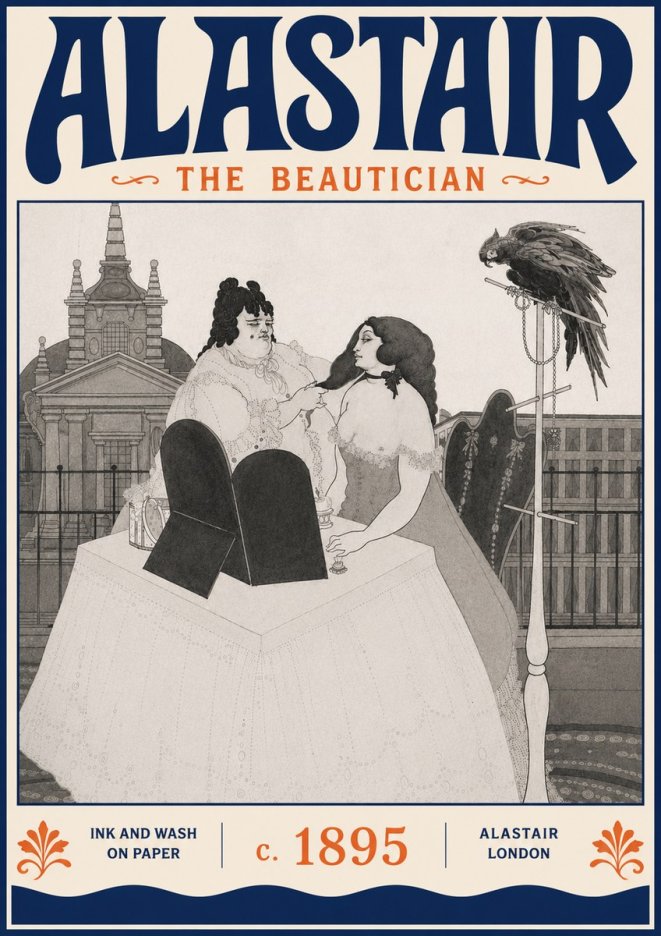 Alastair The Beautician No4 - Poster