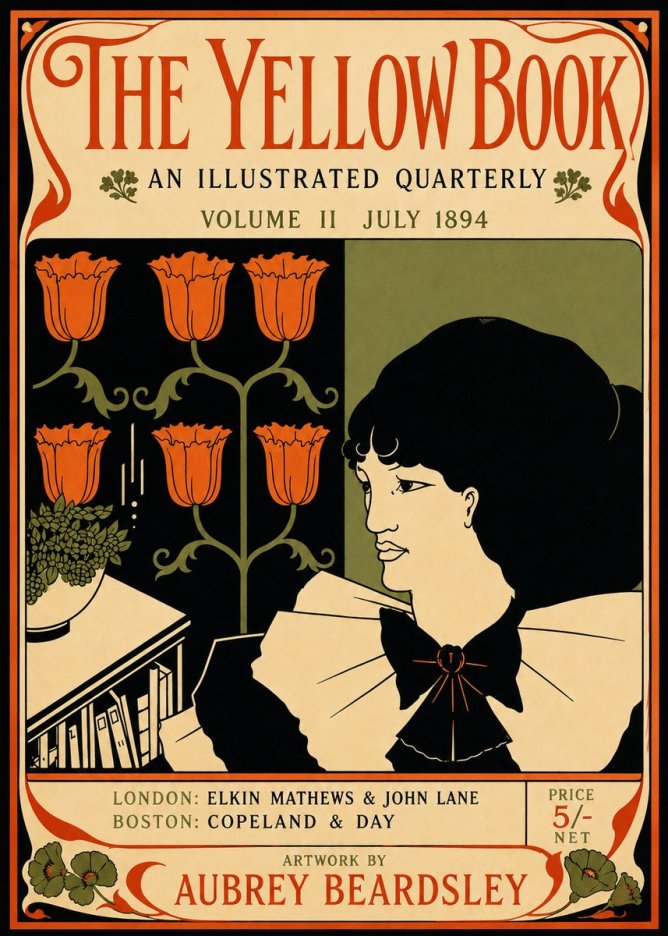 Aubrey Beardsley The Yellow Book - Volume Ii July 1894 No5 - Poster