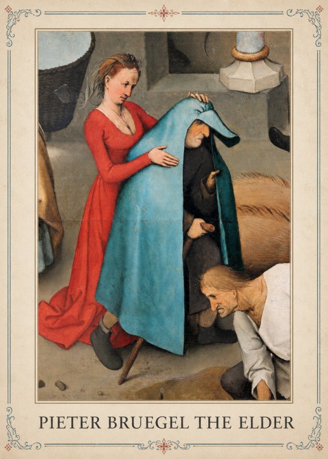 Pieter Bruegel The Blind Leading the Blind II No1 - Poster