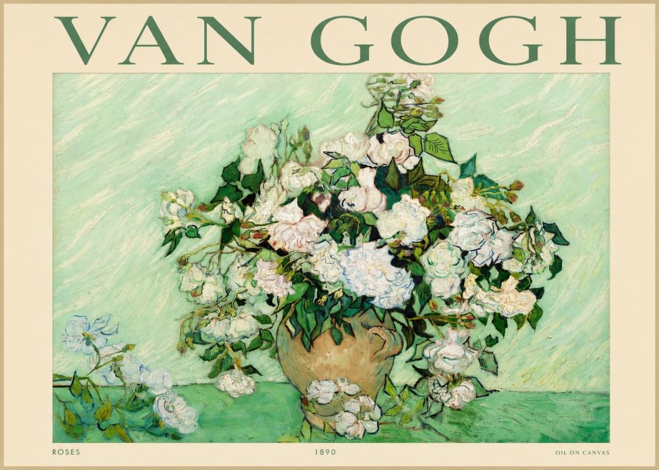 Van Gogh Roses II No2 - Poster