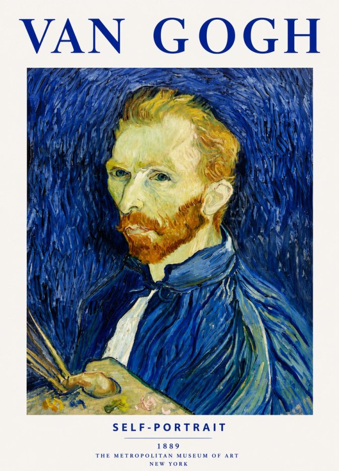 Van Gogh Self-portrait I No4 - Poster