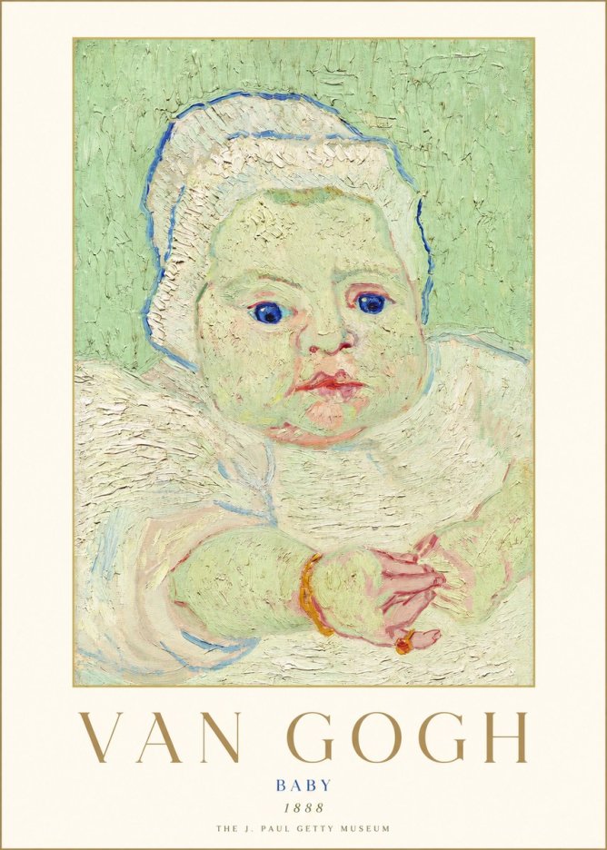 Van Gogh Baby No1 - Poster